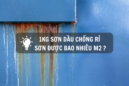 Sơn chống rỉ tàu biển – 1kg sơn dầu được bao nhiêu m2 sắt thép